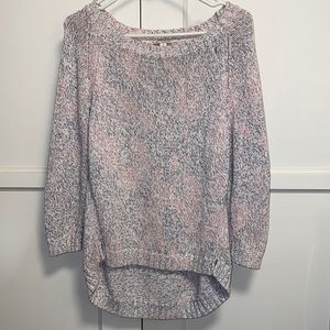 GAP Medium Knitted Bleach Dye Pullover Sweater